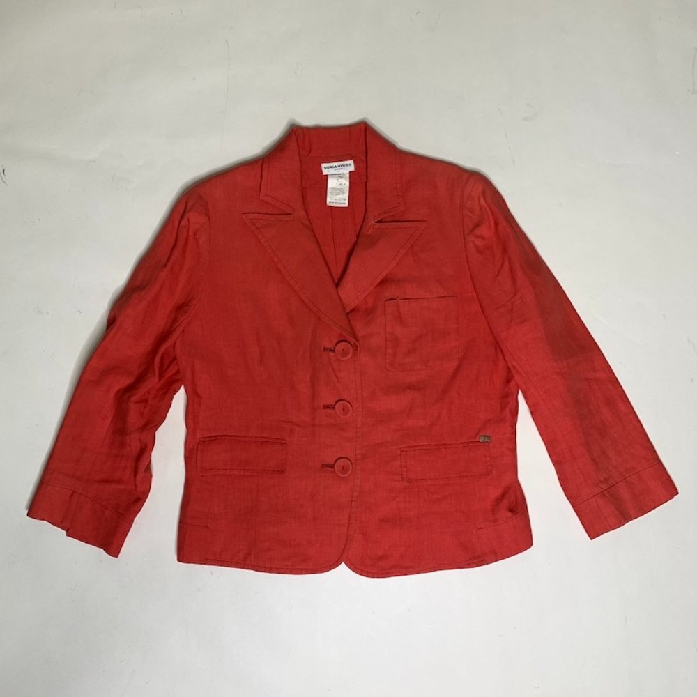 Sonia Rykiel Paris linen blazer